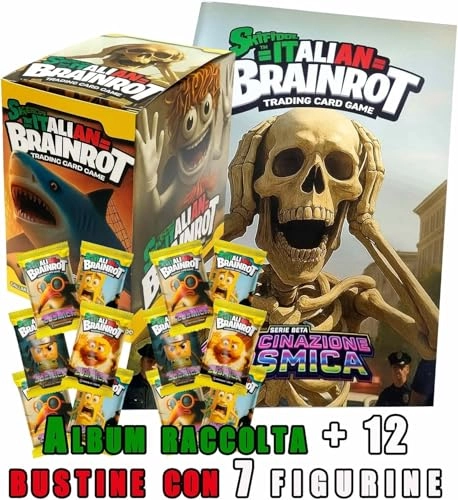 Skifidol Italian Brainrot Beta Series Cosmic Hallucination - 12 Bags 7pcs + Album Binder