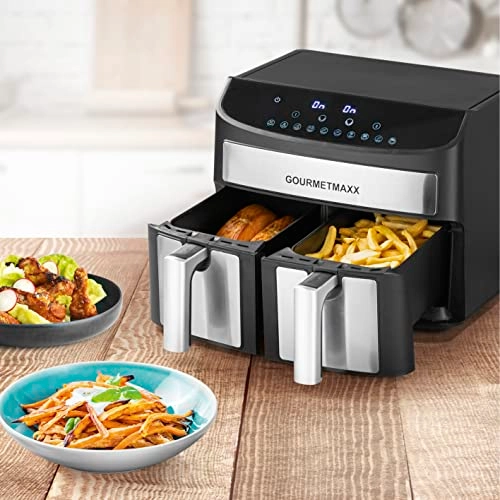 Dual Chamber Hot Air Fryer GOURMETmaxx