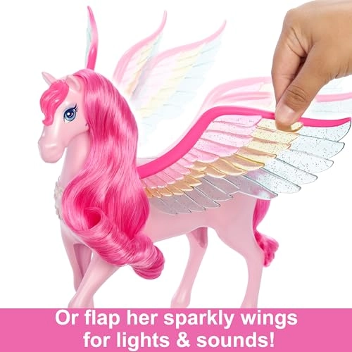 Barbie A Touch of Magic Pegasus - Lights and Sounds 10 Accessories Ages 3+