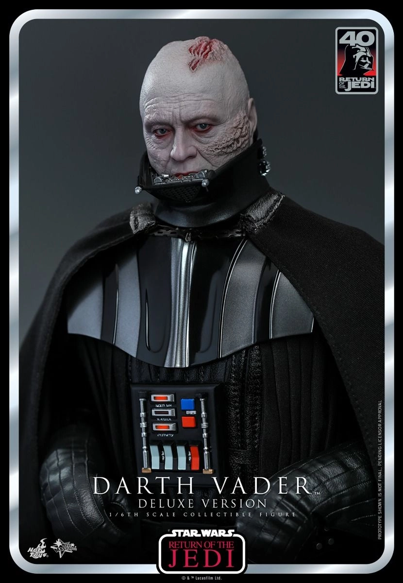 Darth Vader RETURN OF THE JEDI 40th Anniversary (Deluxe Edition) Action Figure - Sixth Scale