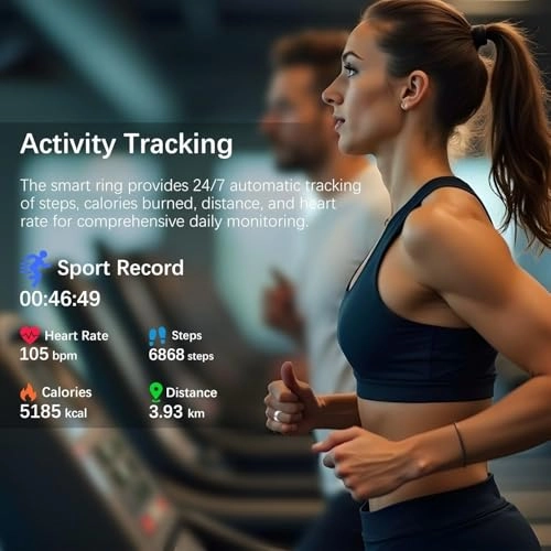 Smart Health Ring - Heart Rate Blood Oxygen IP68 Waterproof