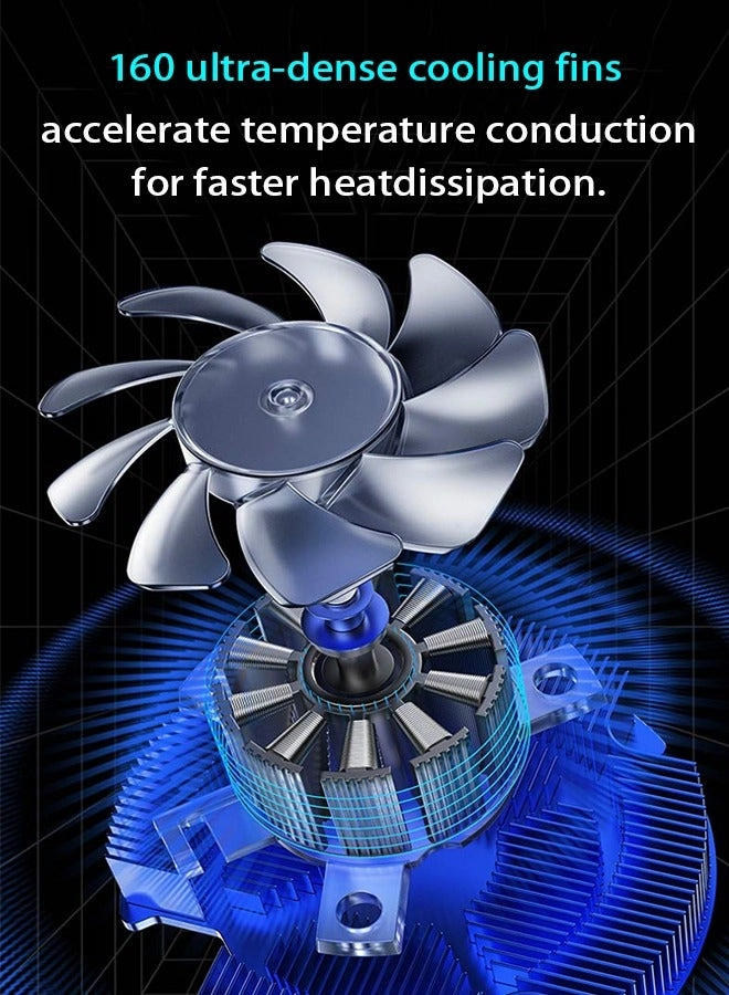 iPad Cooler - 45W RGB Lighting Temperature Display