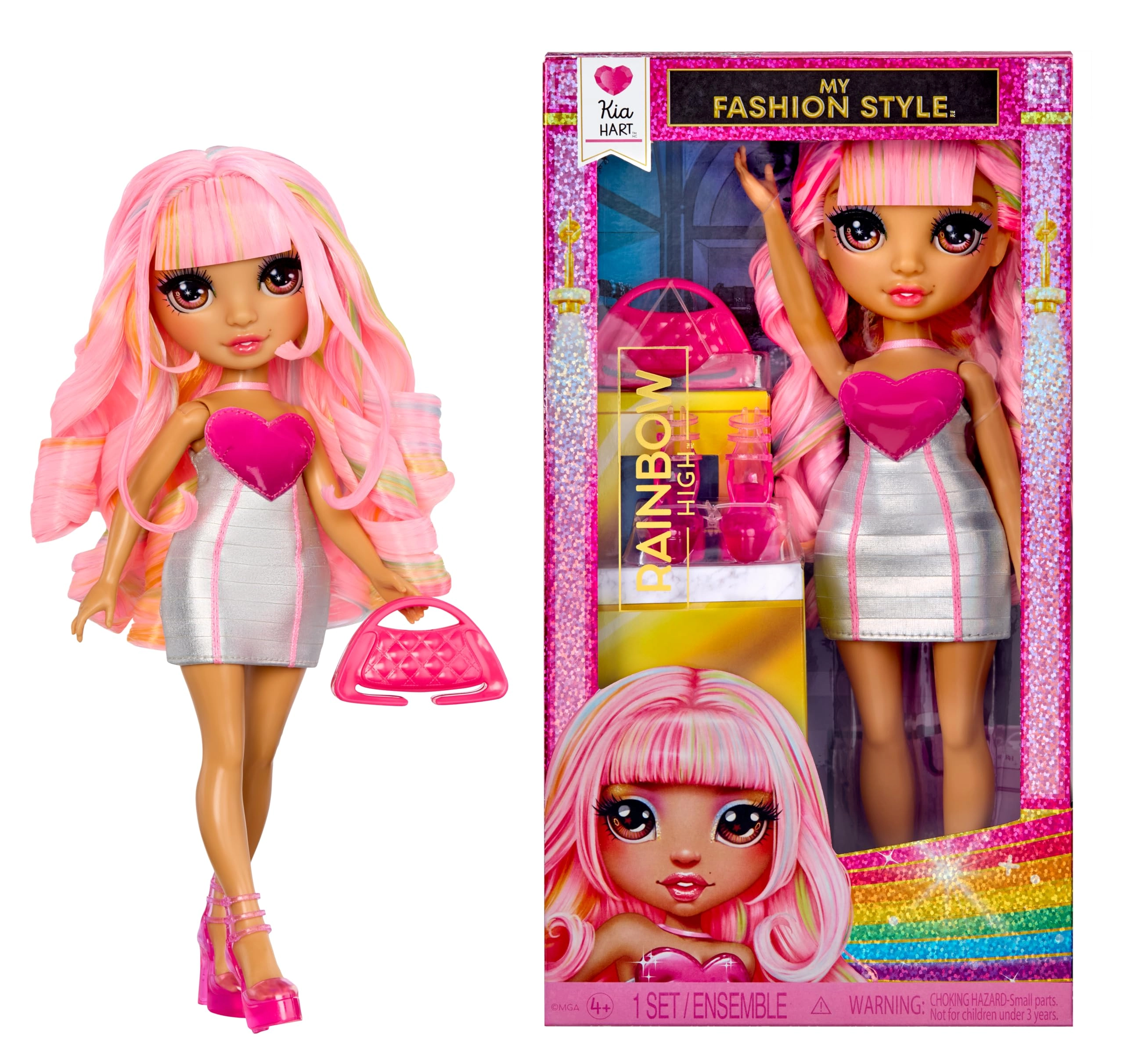 Rainbow High Kia Fashion Doll - 28 cm Pink Ages 4+