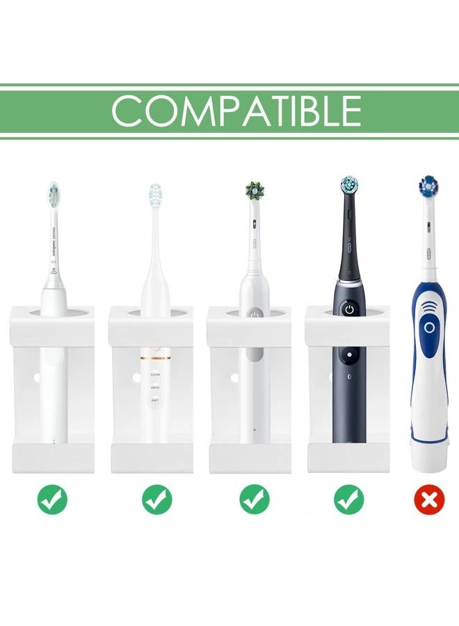 Electric Toothbrush Holder - Wall Mounted 4 Slots