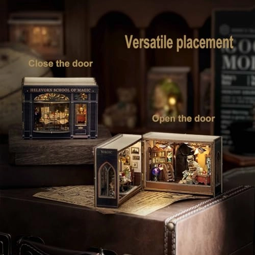 Miniature Wooden Dollhouse Furniture Kit - Creative Room 1:24