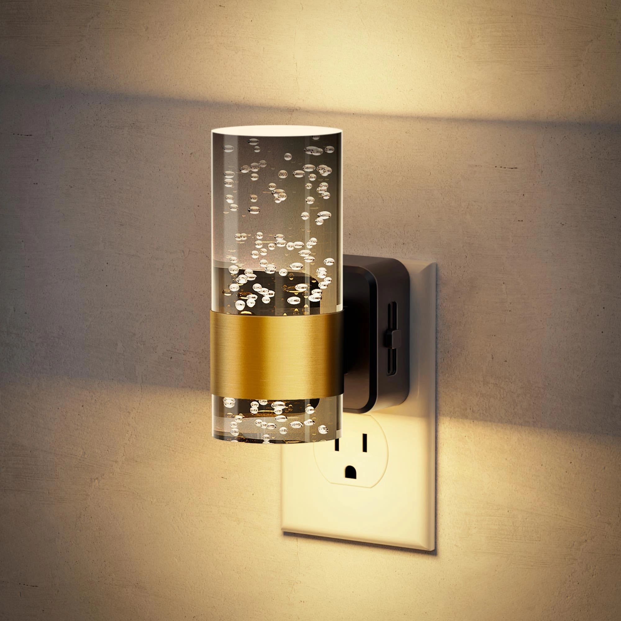 JandCase Night Light - Plug-in electric Gold-3000K