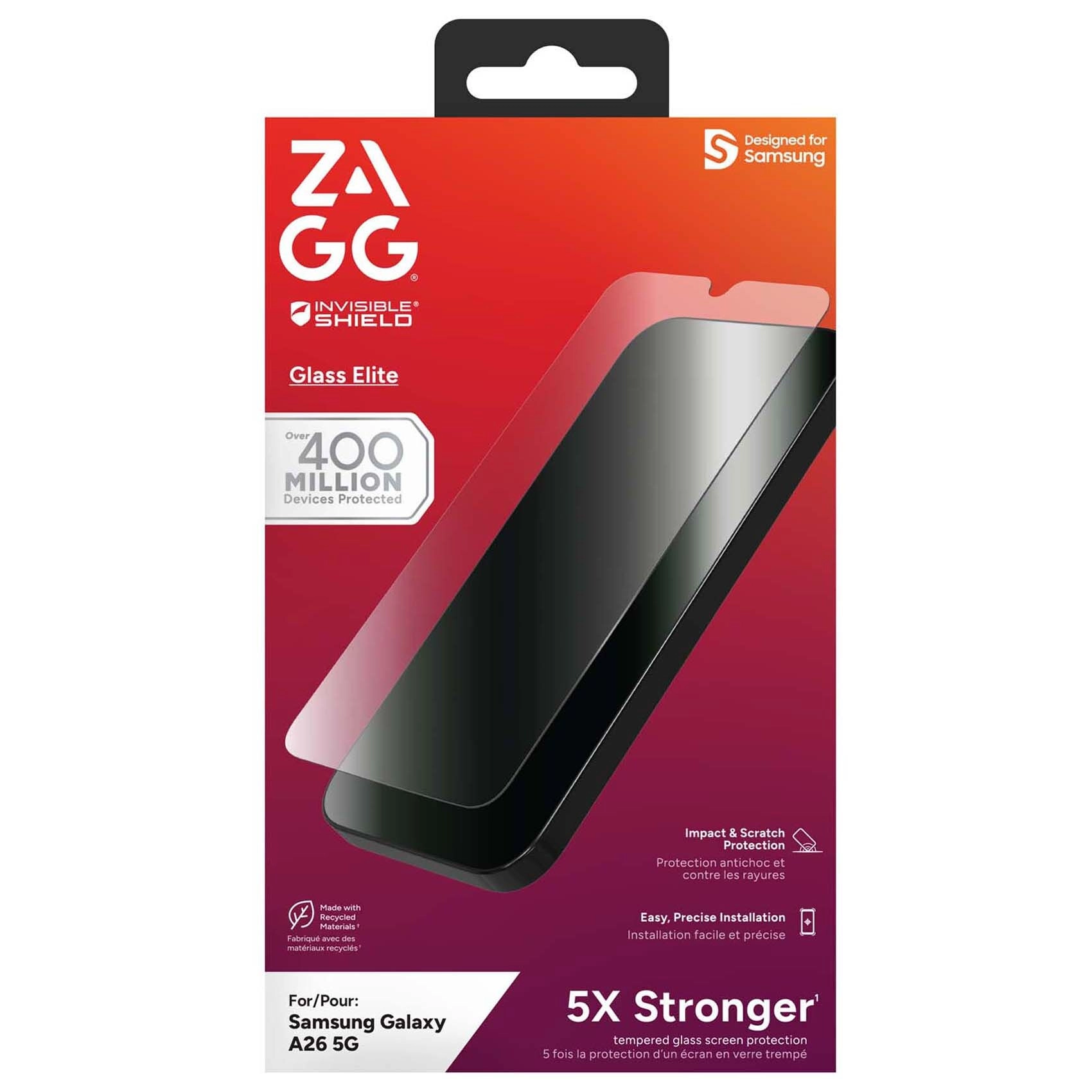 Clear Aluminosilicate Glass Screen Protector for Samsung A26 5G