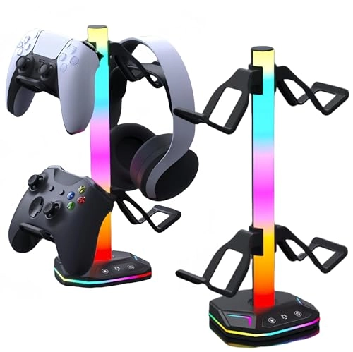 Gaming Headset and Controller Stand