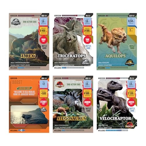 Jurassic World 4 Trading Cards Game Blister - 40pcs + 2pcs Limited Edition