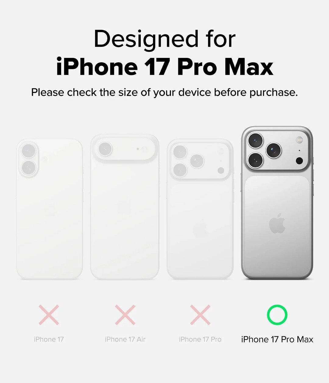 Rugged Gear Magnetic Case with MagSafe for iPhone 17 Pro Max