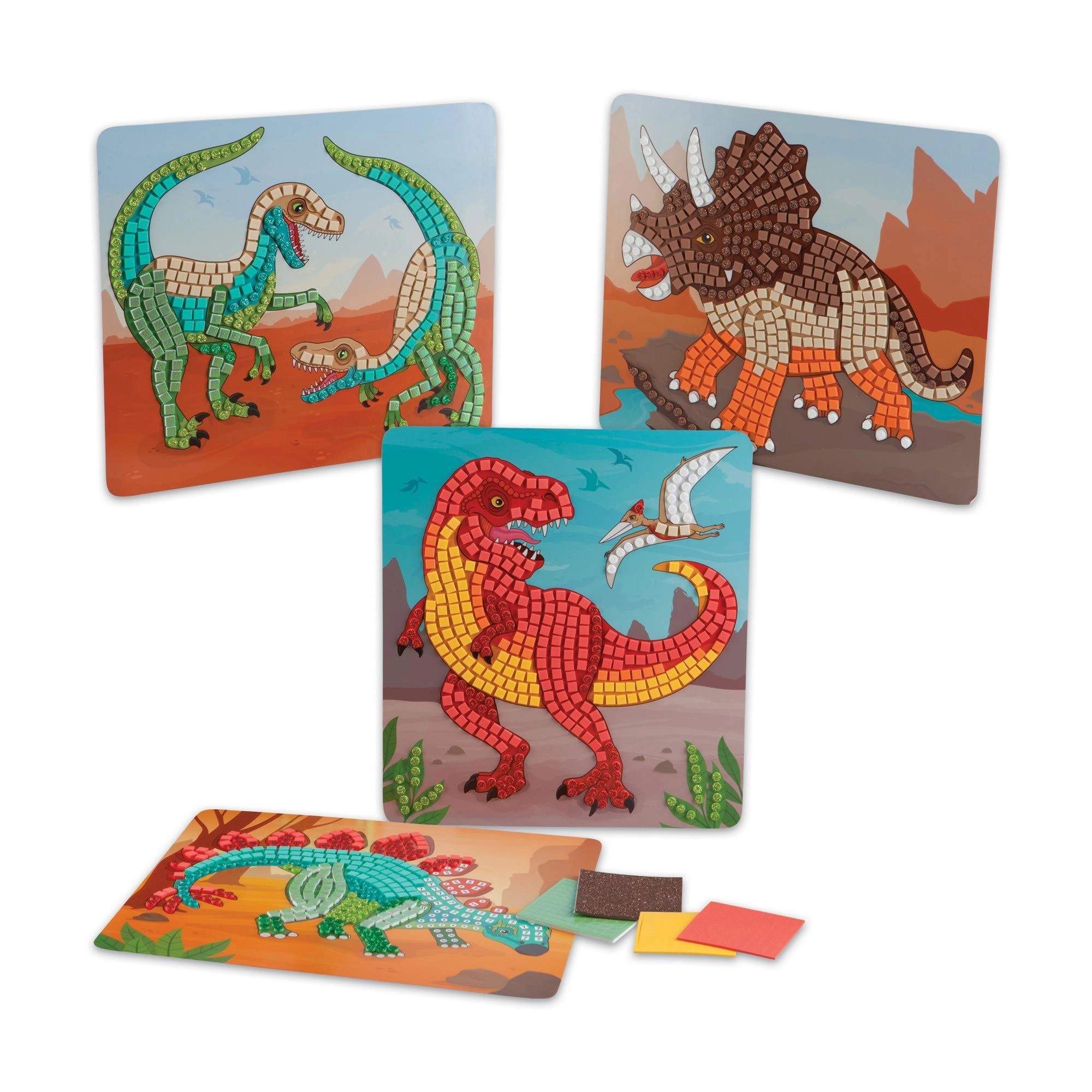 Sticky Mosaics Dinosaurs