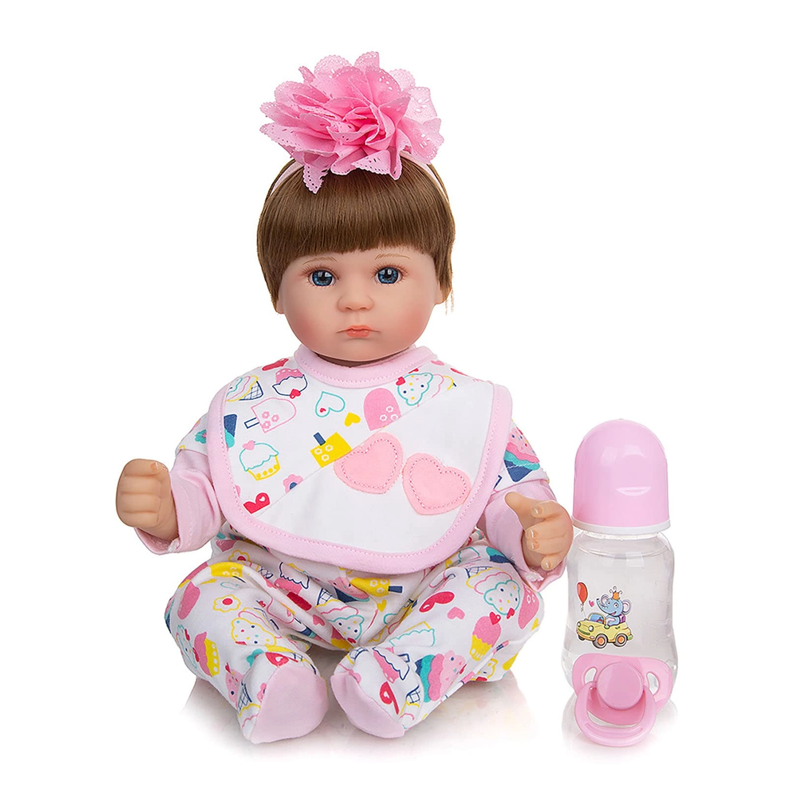 Reborn Baby Doll - 18 Inch 45cm Soft Vinyl Girl