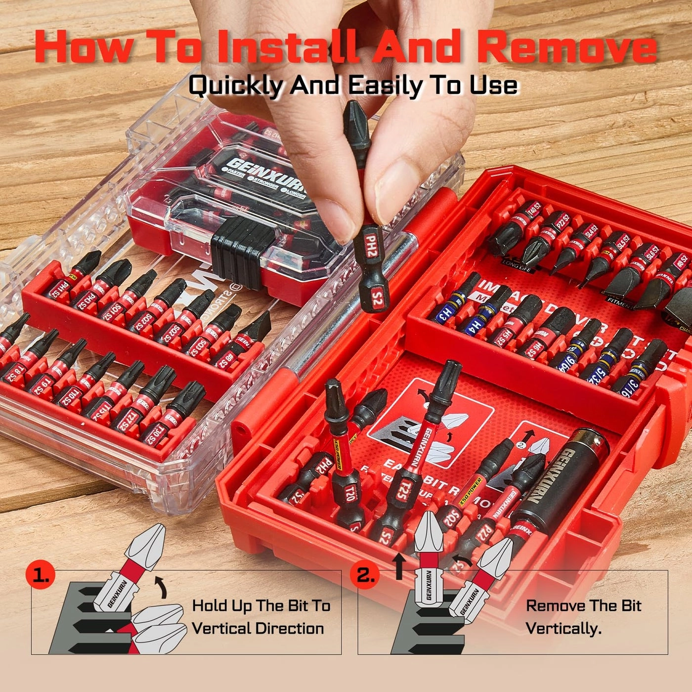 Impact Screwdriver Bits Set - 65Pieces