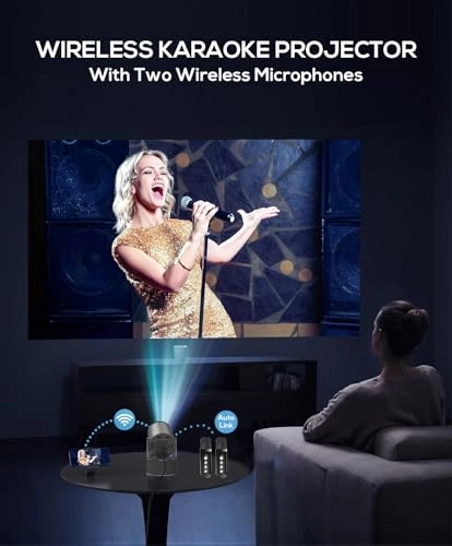 Mini beamer karaoke maschine HY-300OPRO-KTV 120 ANSI lumens