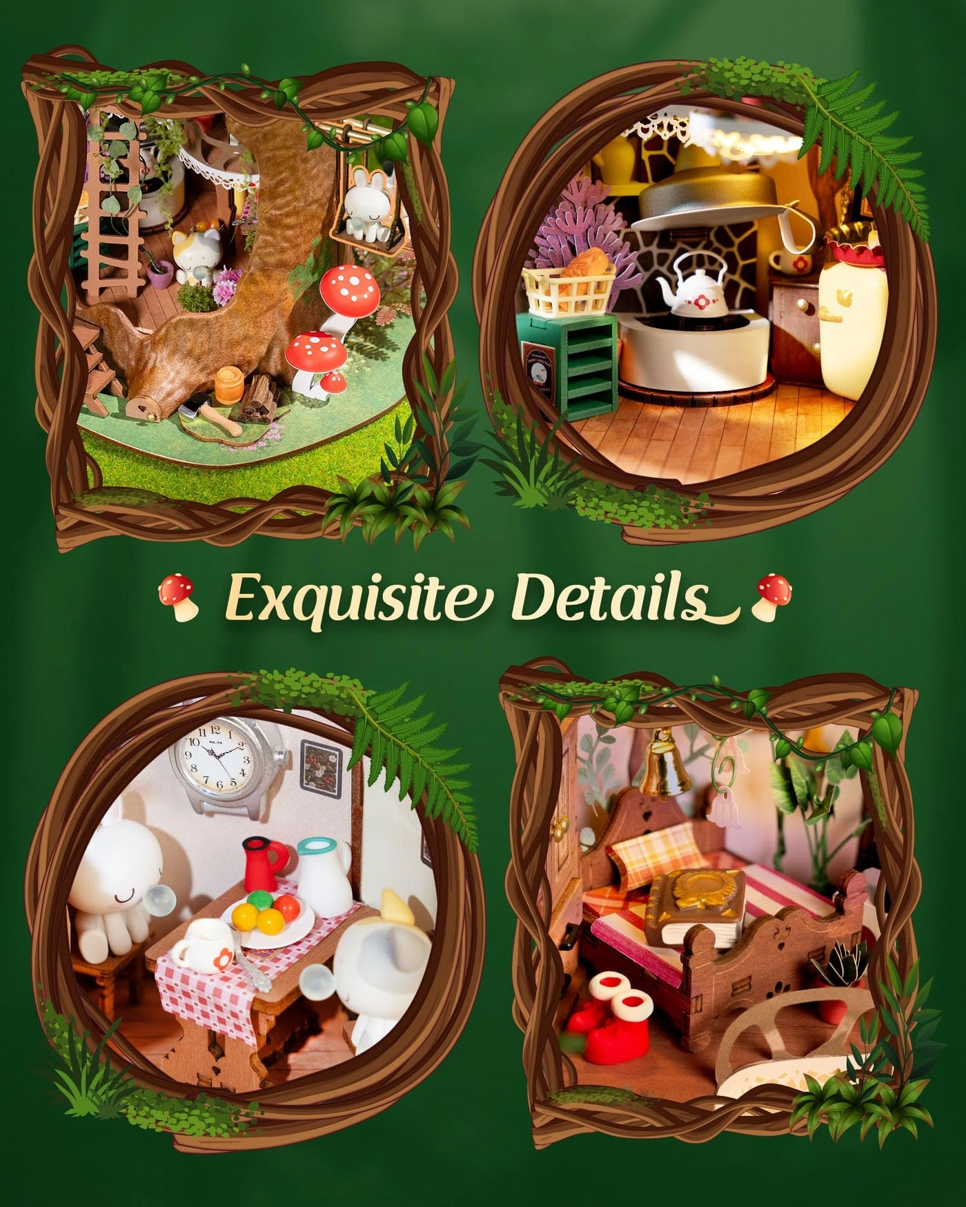 Fairytale Tree House - Forest 1:144