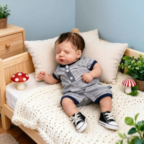 LOULOU Reborn Baby Doll - 20 Inch Full Body Vinyl Boy Ages 3+
