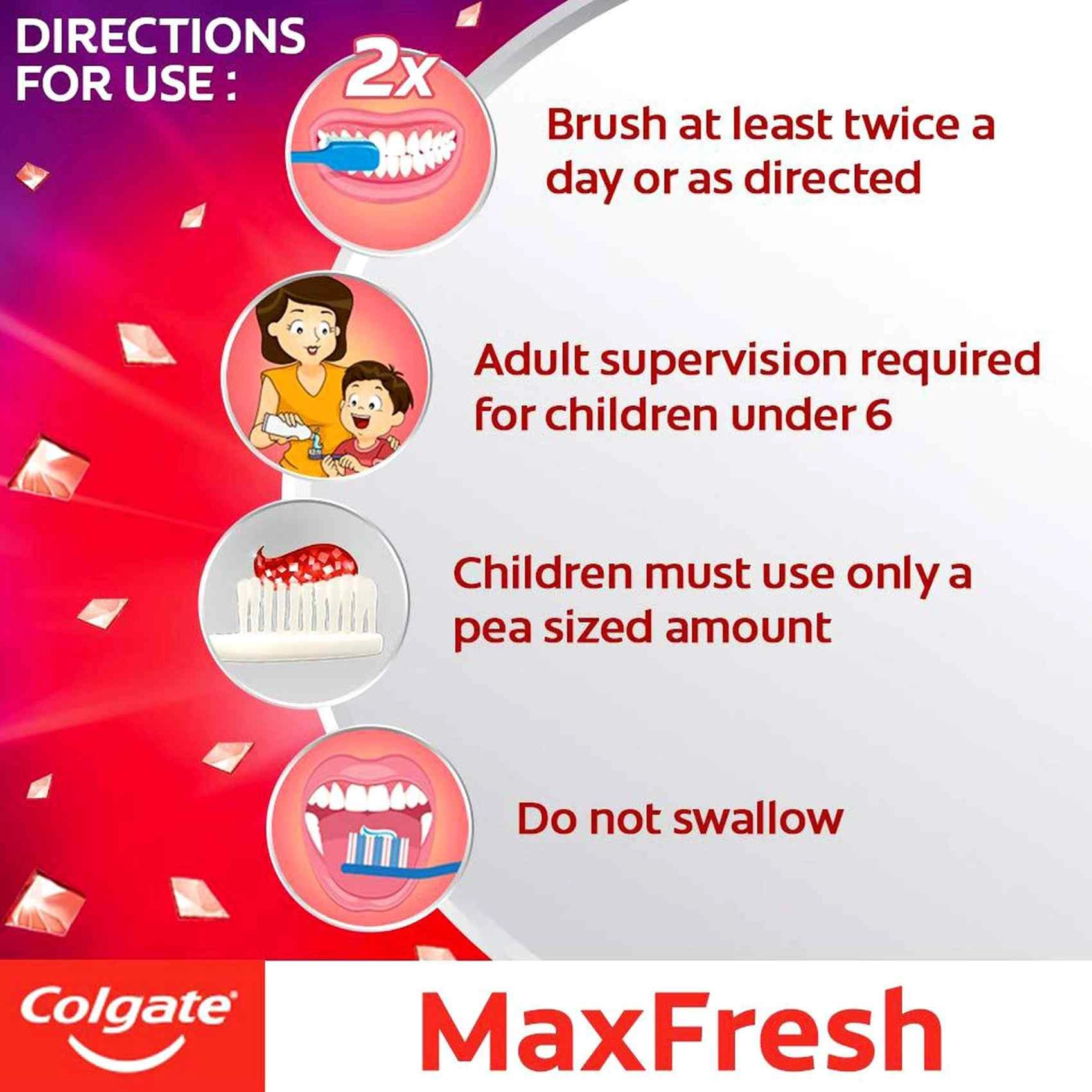 Max Fresh Spicy Toothpaste 75ml x4
