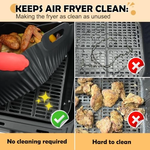 Silicone Air Fryer Liners - 2pcs