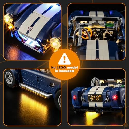 Light Set for LEGO Shelby Cobra 427 S/C 10357