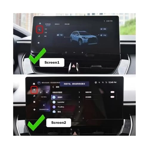 Car Reversing Camera - For Corolla For Cross 2022 2023 2024 Waterproof Night Vision