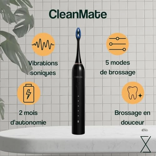 CleanMate - Sonic Electric Toothbrush 2 Months Battery Life
