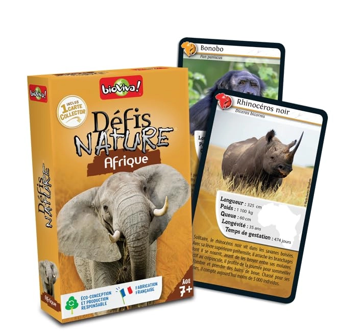Nature Challenges Africa - Card Game (French)