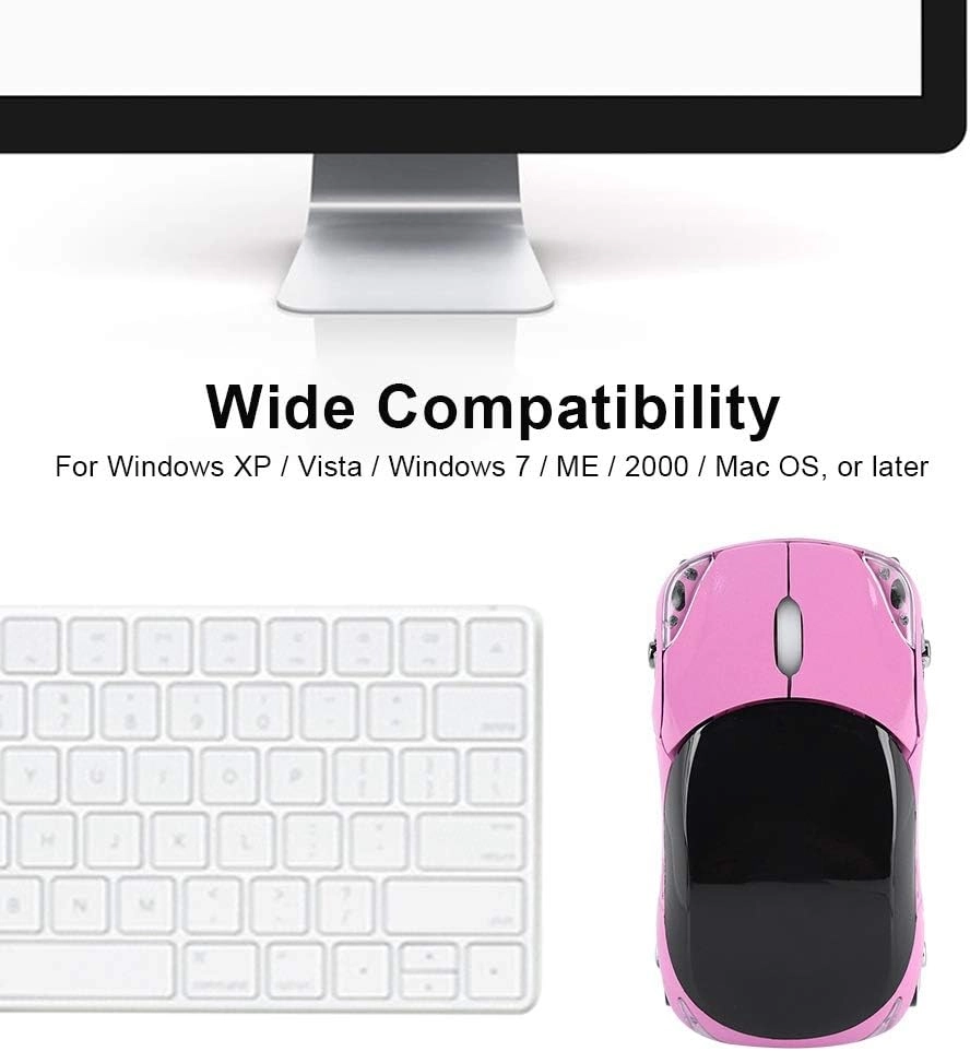 e Sport Car Shaped Wireless Mouse - 2.4G Wireless