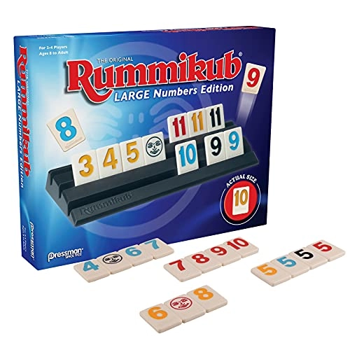 Rummikub: Original Retro Style Large Numbers