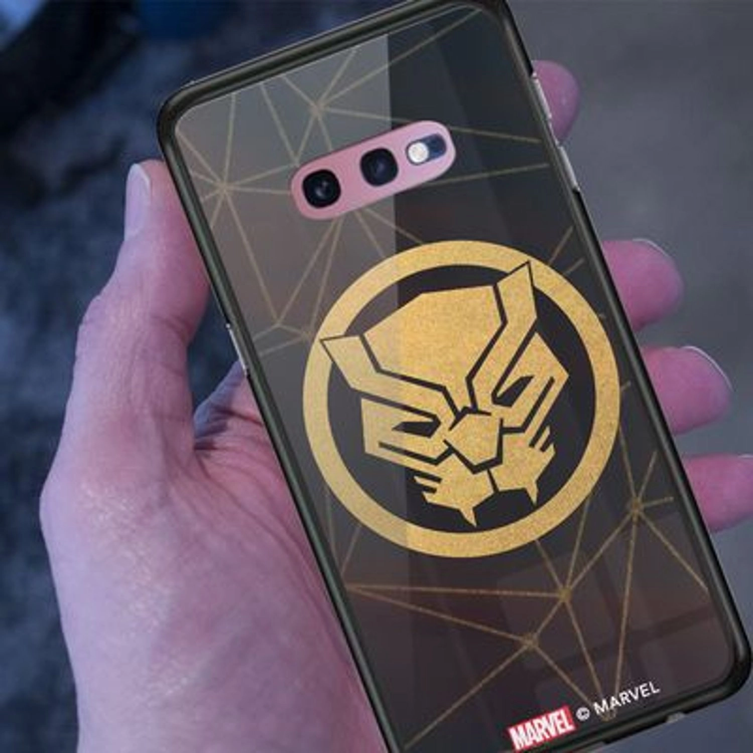 Black Panther Logo Samsung S10e Cover Back Case for Galaxy S10e