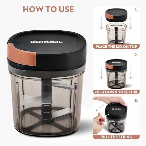 EazyPull Chopper - 900 ml 6 Blades