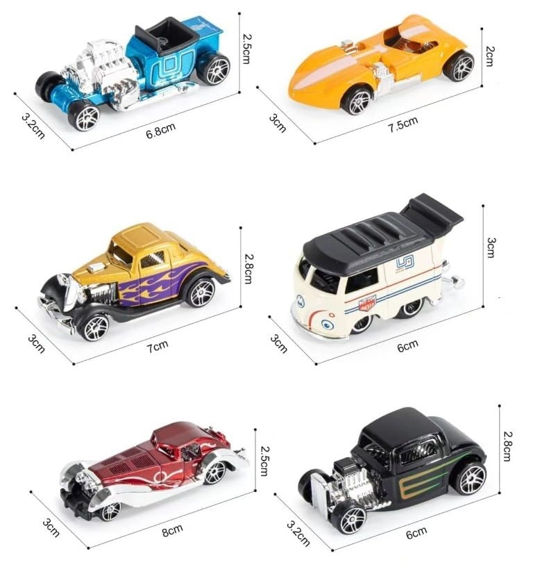 Vintage Car Set - 6 pcs