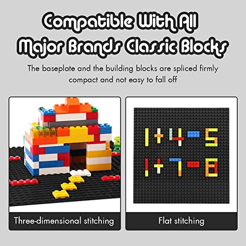 Classic Baseplates - Plastic 25.4 x 25.4 cm 6pcs