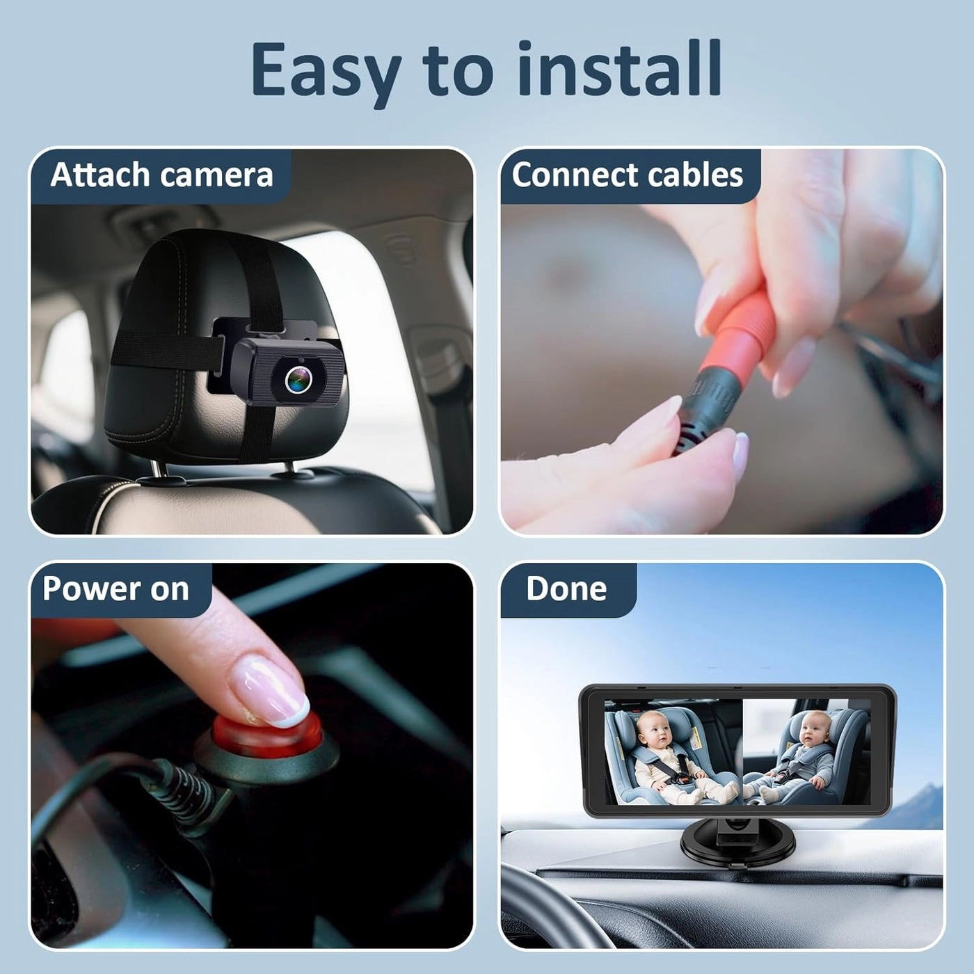 Baby Car Camera - 69 Inch