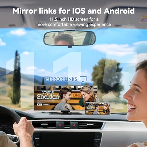 Extra Large Wireless Apple CarPlay Screen - 11.5-Inch