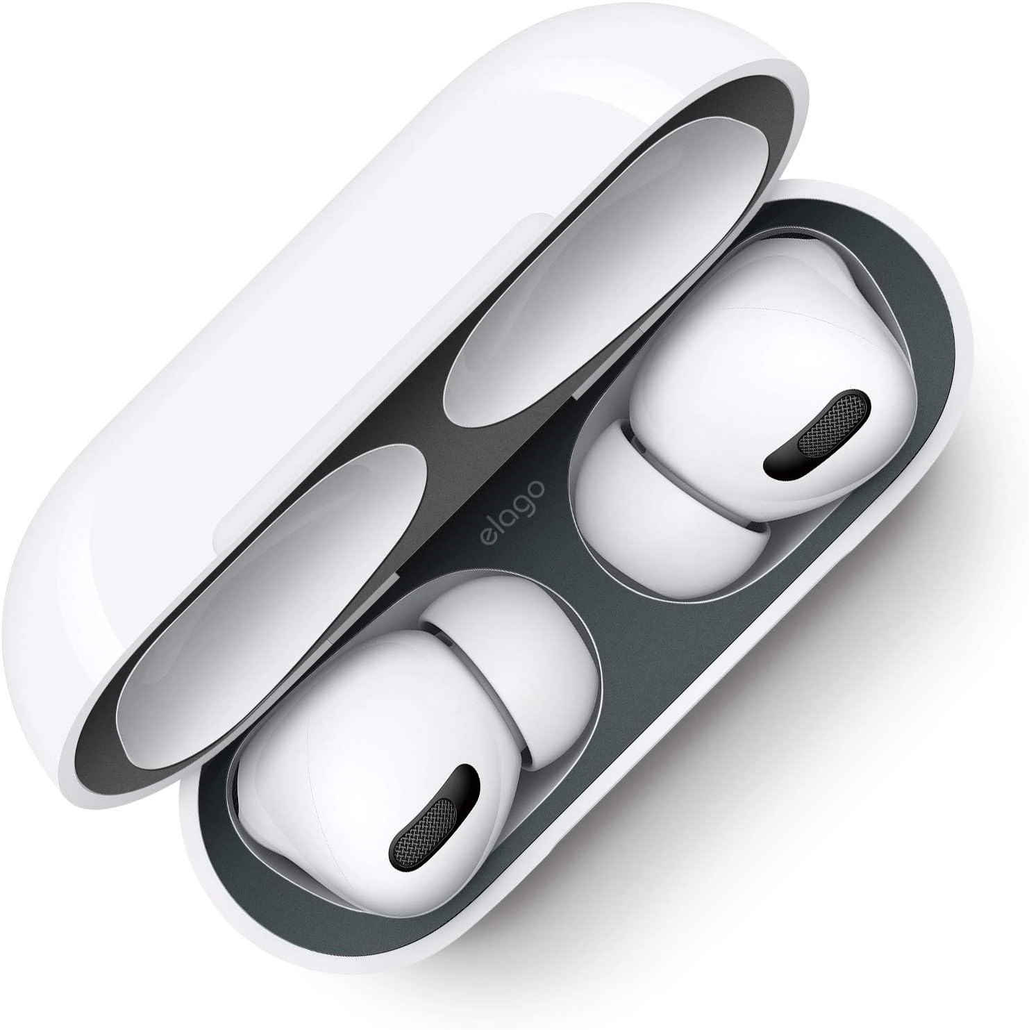 CasePro Dust Guard - 2 Pack for AirPods Pro and AirPods Pro 2 Dark Grey