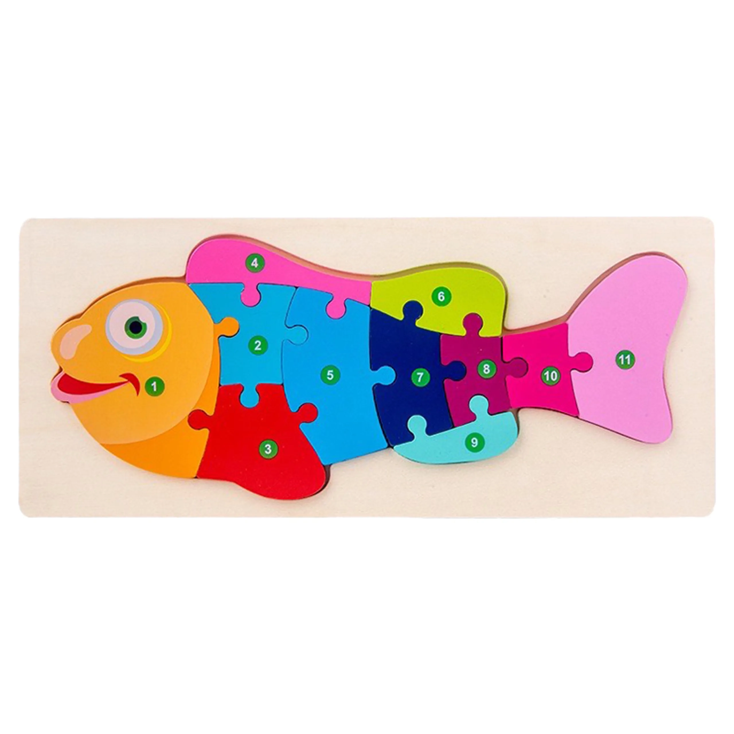 Highland Fish 3D Puzzle - 2 years+ 11 pieces