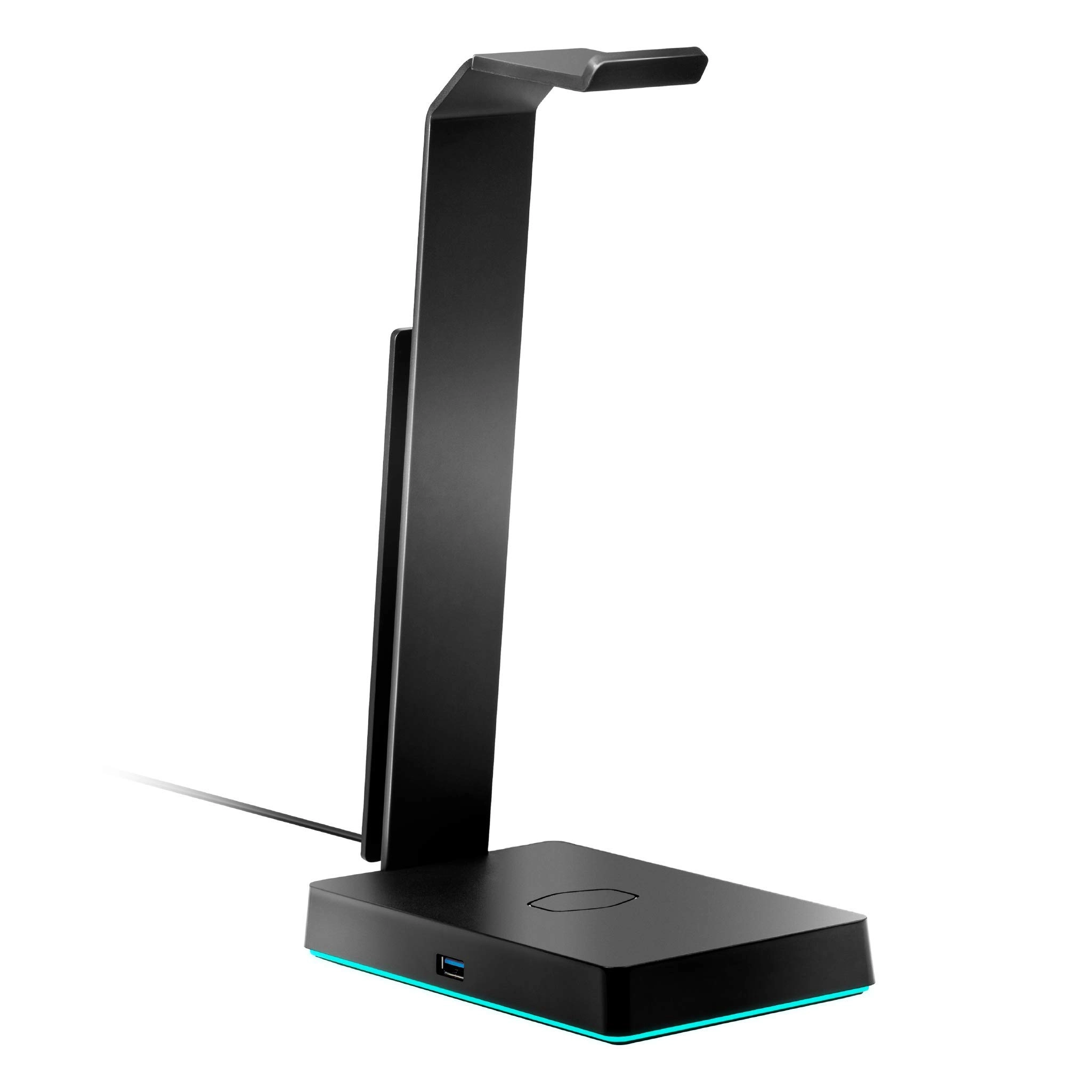 Cooler Master Headset Stand for Headphones - Qi Wireless Charging USB 3.0 7.1 Surround Sound