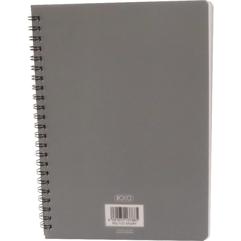 Notebook 19 X 26 cm Spiral - Grid 100 Sheets