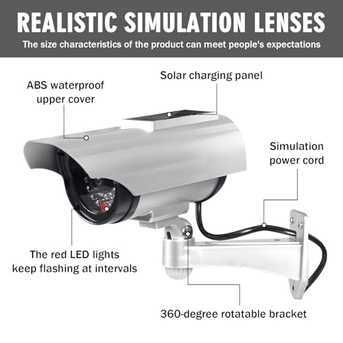 Dummy Camera with Solar Lamp - Outdoor Bundle