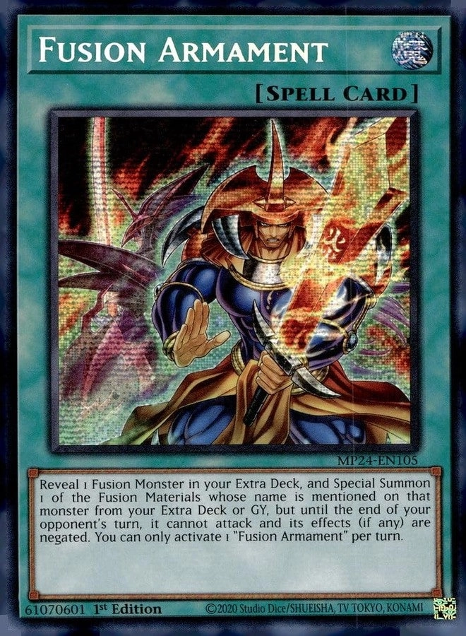 Yu-Gi-Oh! Fusion Armament - MP24-EN105 - Prismatic Secret Rare 1st Edition
