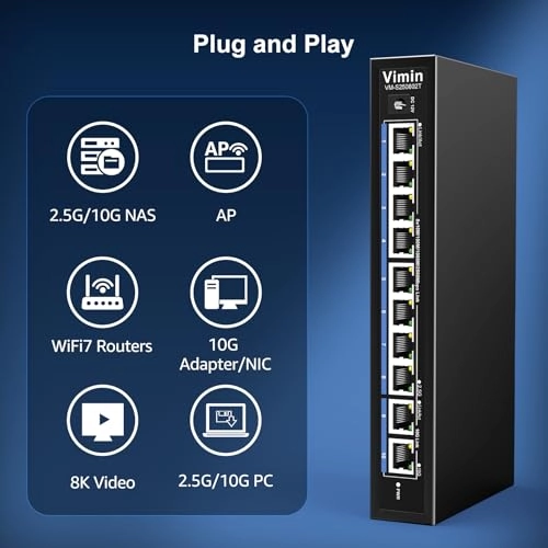 8x2.5G Ethernet(Unmanaged) 10-ports