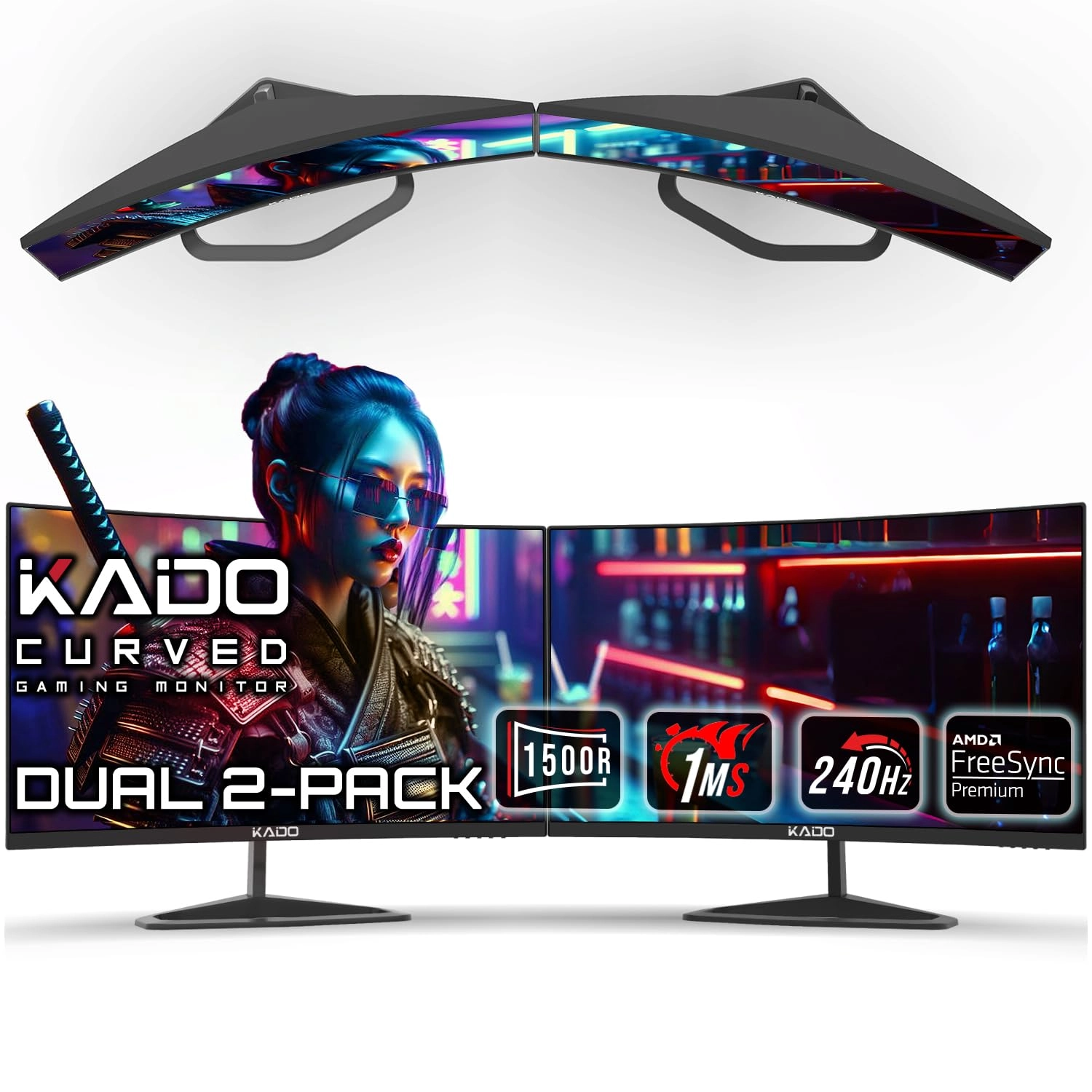 C25X-240-DUAL - KADO-C25X-240-DUAL 24.5 Inches 1920x1080