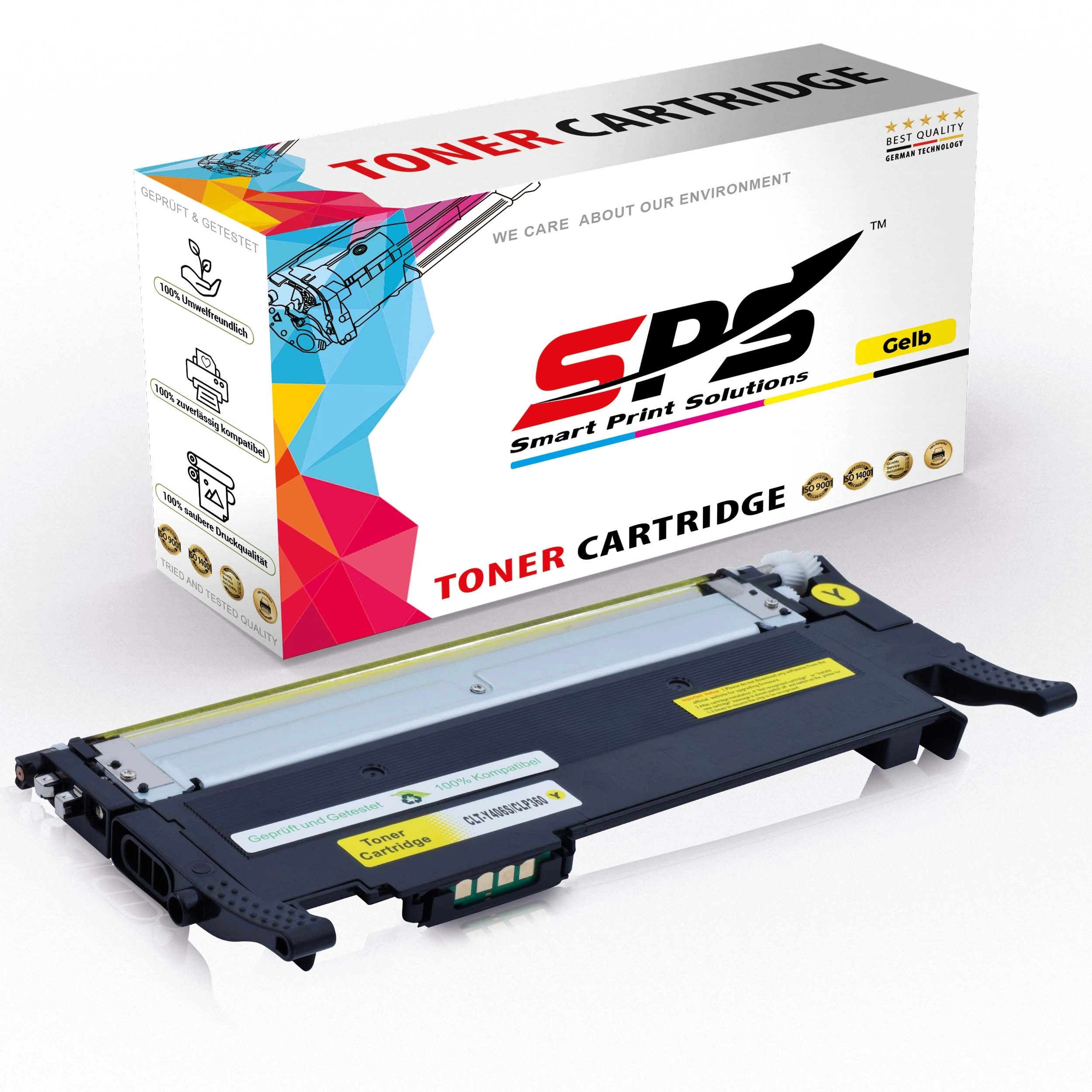 smart print solutions llc CLT-Y406S - Yield upto 1,000 Pages 1x Yellow