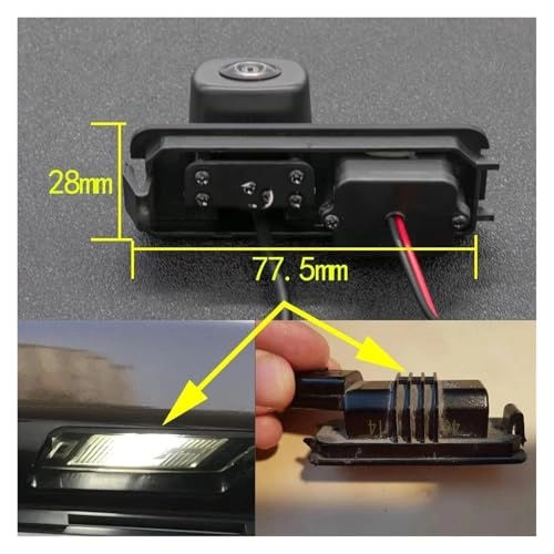 Reverse car rear view camera - Night vision Wired 720 x 540 pixels