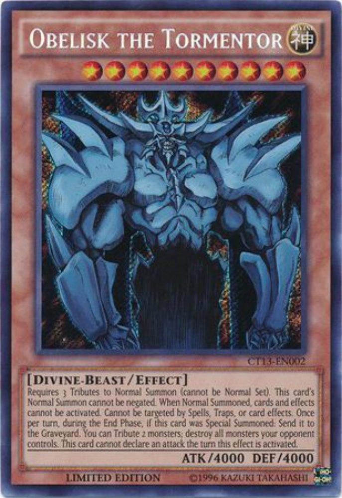 Yu-Gi-Oh! Obelisk the Tormentor CT13-EN002 - English