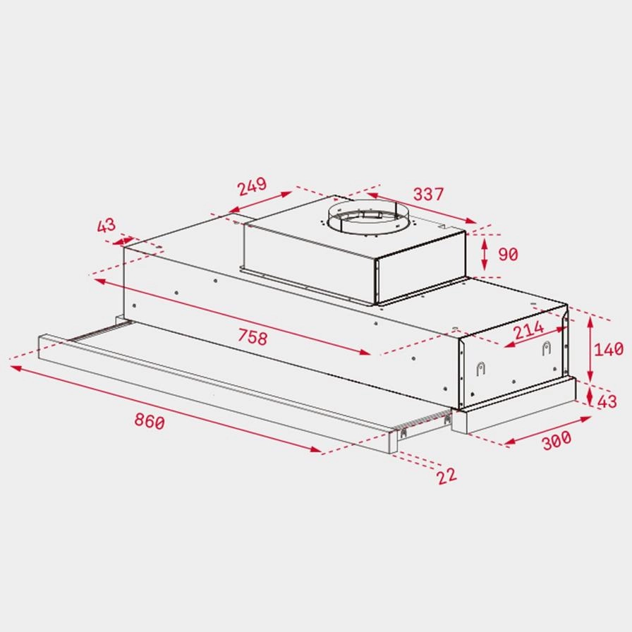CNL 9610 - 694 m3/h 900 mm