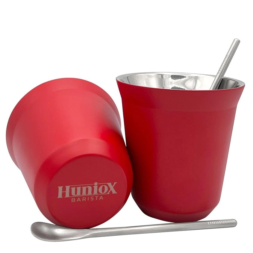 Flat White Cup - 2 pcs - Ruby - 250 ml