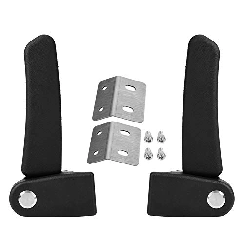 Passenger Rear Armrest - 300mm X 245mm X 39mm Black ABS Plastic