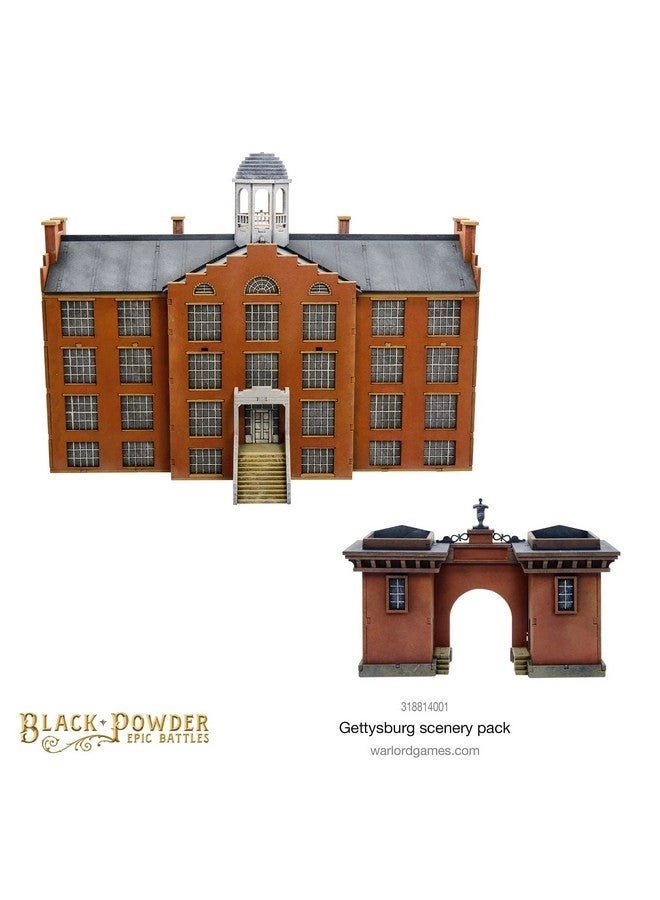 Black Powder Epic Battles American Civil War Gettysburg Scenery Pack Model Kit (318814001) - Plastic Table Top Wargaming