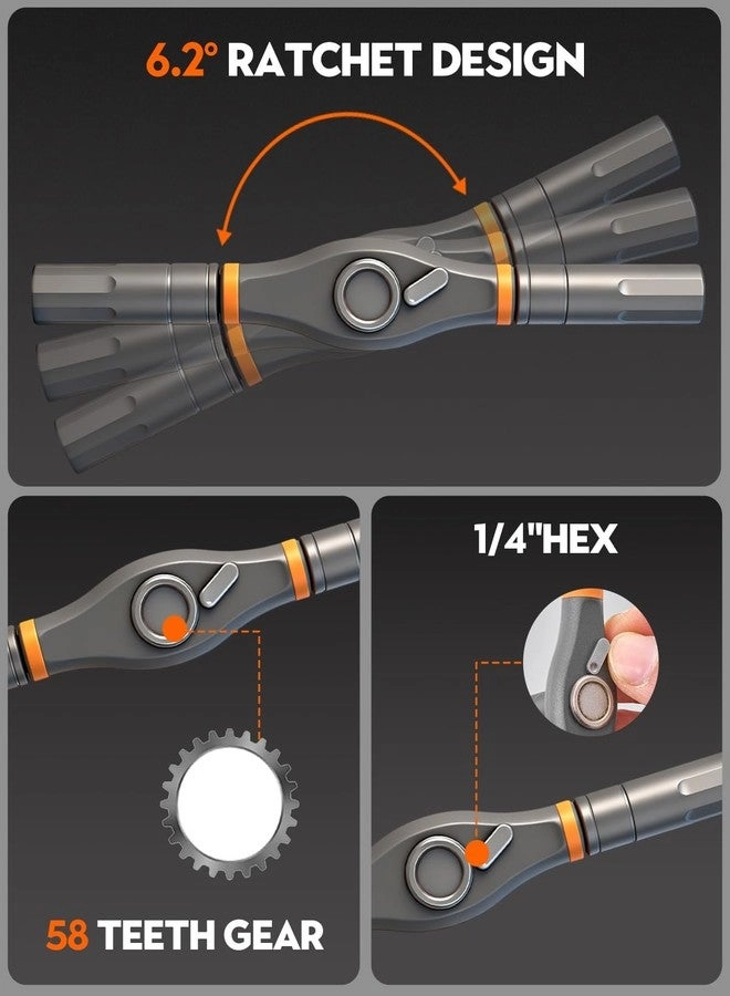 Magnetic Multi-Bit Screwdriver Set (42 Pcs)